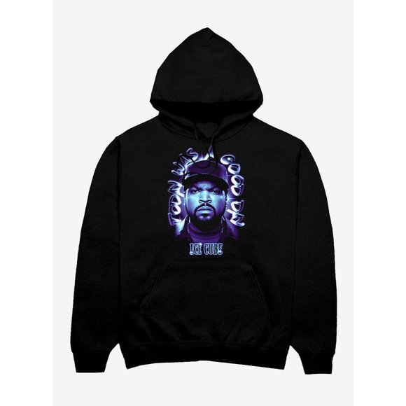 Hot Topic Other - NEW HOT TOPIC ICE CUBE BLACK HOODIE SZ LARGE